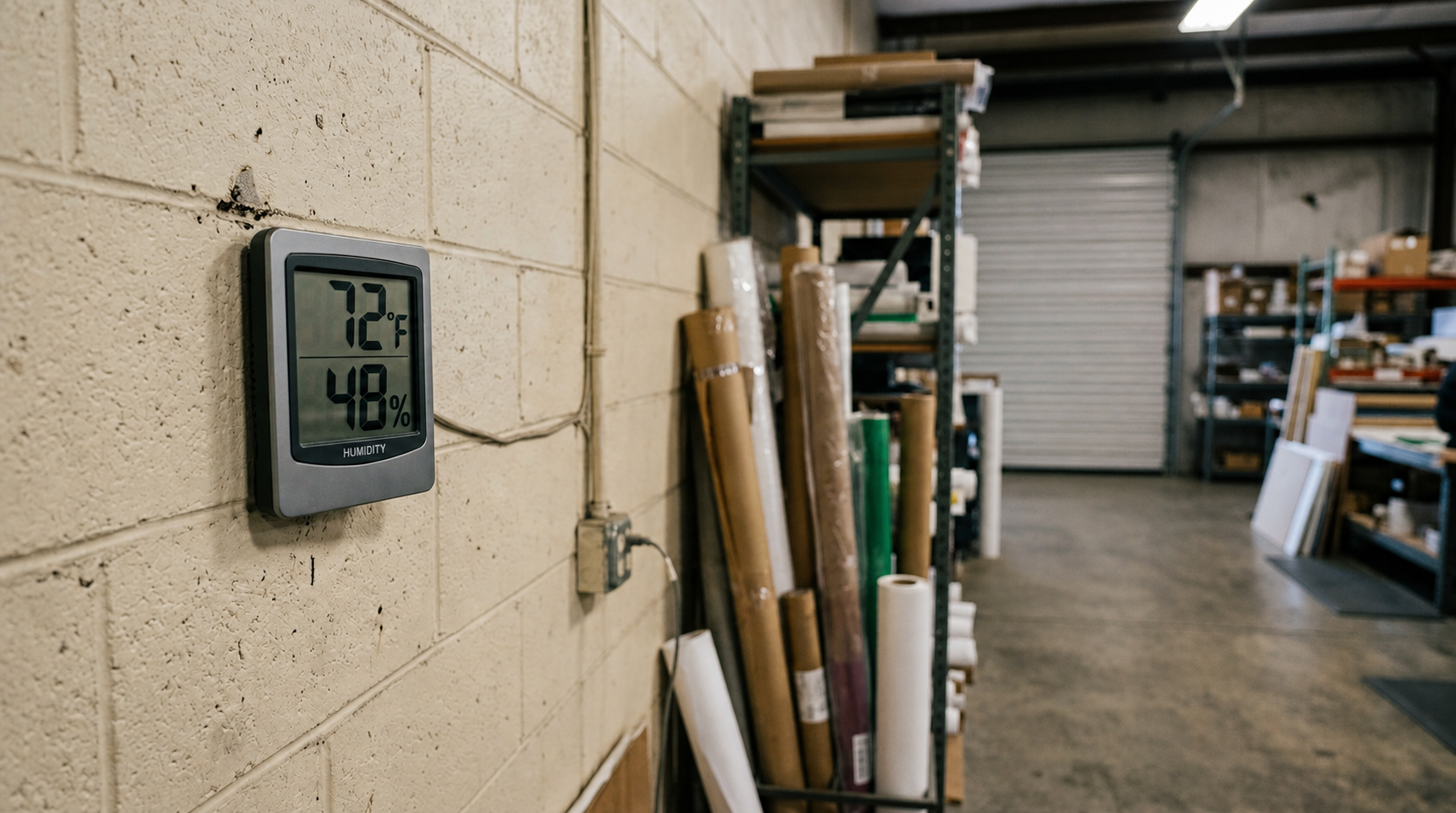 Shop temperaure and humidity - Blog Header