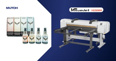The MUTOH ValueJet 1628 MH is a multi-purpose hybrid printer, is a perfect choice for printing packaging mockups, signage, POP displays, specialty printing and more.