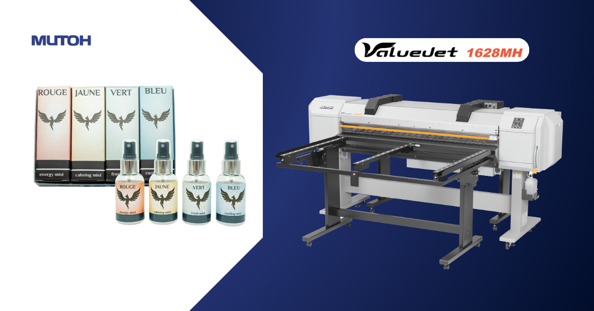 The MUTOH ValueJet 1628 MH is a multi-purpose hybrid printer, is a perfect choice for printing packaging mockups, signage, POP displays, specialty printing and more.